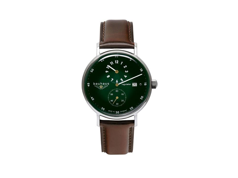 Montre Automatique Bauhaus, Vert, 41 mm, Jour, 2126-4