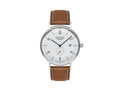Montre à Quartz Bauhaus Pure avec Petite Seconde, Blanc, 41 mm, 2134-1