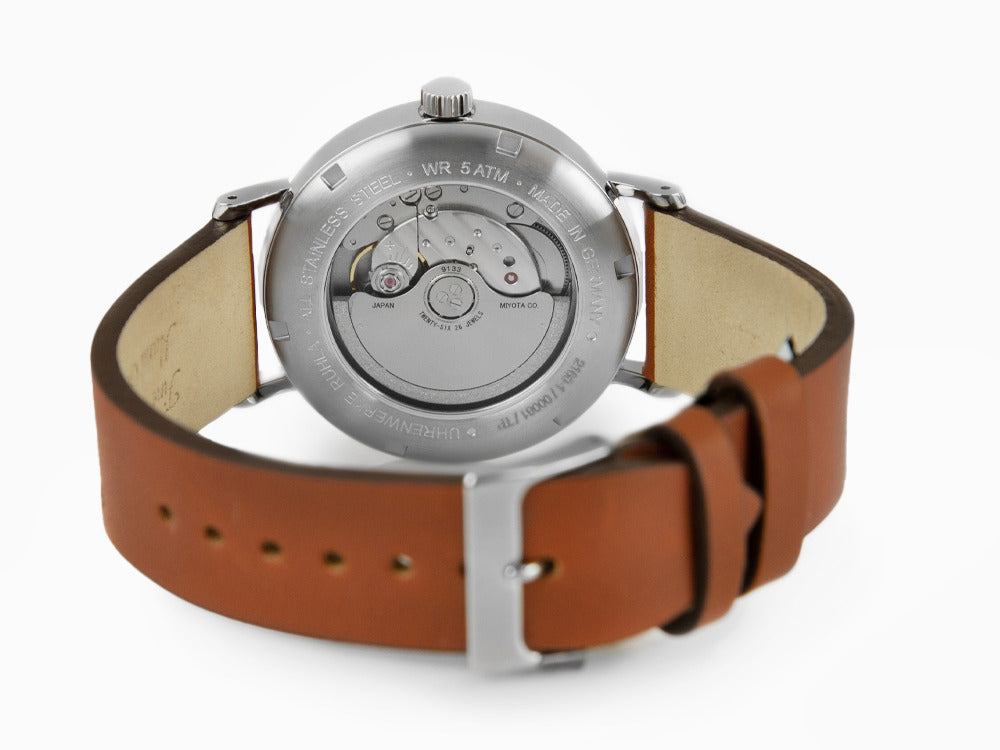 Montre Automatique Bauhaus, Blanc, 41 mm, Jour, 2160-1