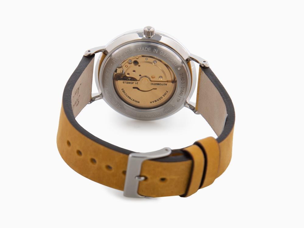 Montre Automatique Bauhaus, Bleu, 41 mm, Jour et Date, 2162-3