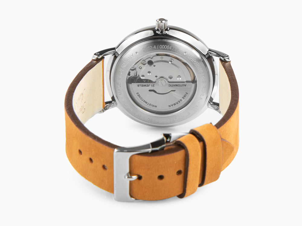 Montre Automatique Bauhaus, Vert, 41 mm, Jour et Date, 2162-4