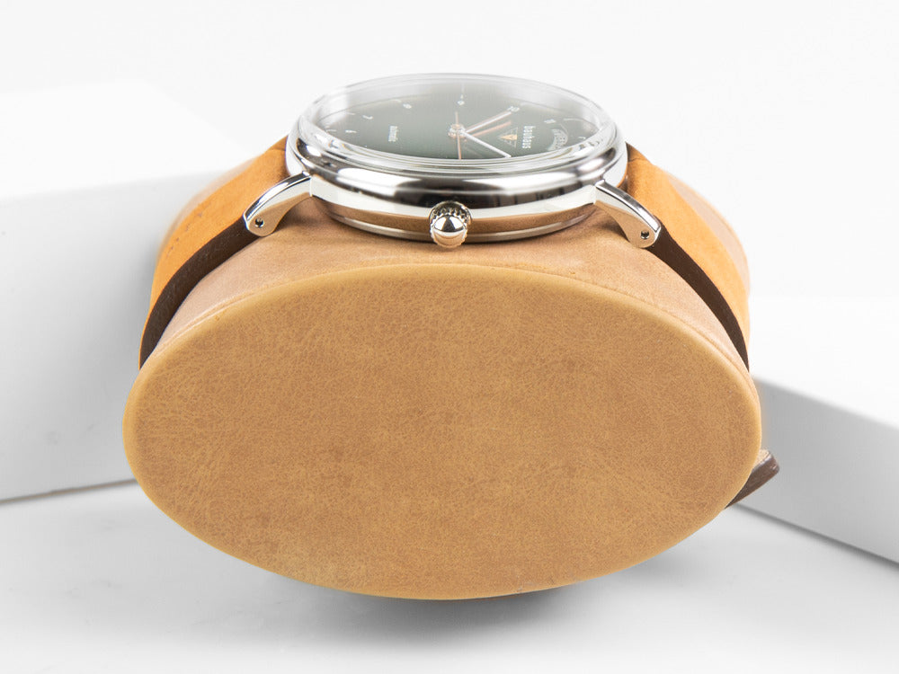 Montre Automatique Bauhaus, Vert, 41 mm, Jour et Date, 2162-4