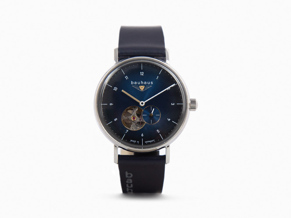 Montre Automatique Bauhaus, Bleu, 41 mm, 2166-3