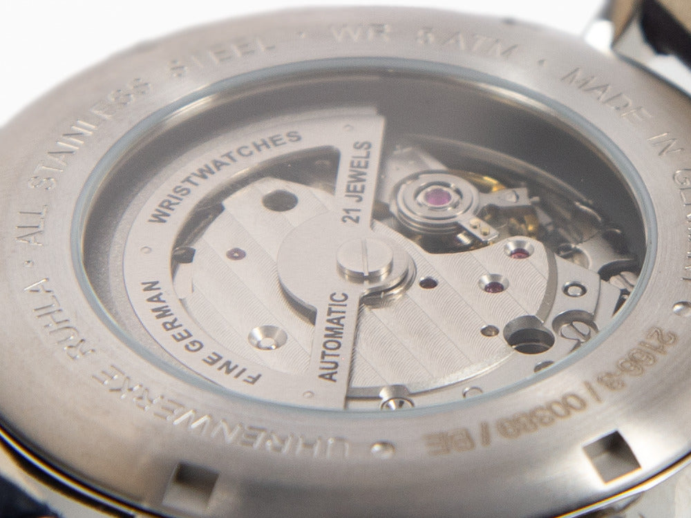 Montre Automatique Bauhaus, Bleu, 41 mm, 2166-3