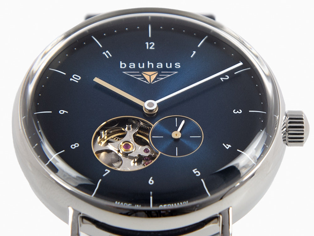 Montre Automatique Bauhaus, Bleu, 41 mm, 2166-3