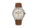 Montre à Quartz Bauhaus Aviation G38 Dessau, Beige, 42 mm, Chronographe, 2376-5