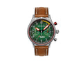Montre à Quartz Bauhaus Aviation, Vert, 41 mm, Chronographe, Jour, 2576-4
