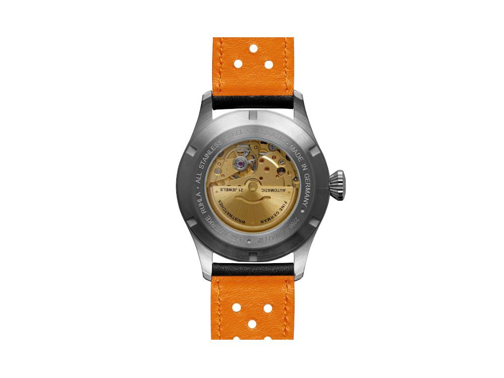 Montre Automatique Bauhaus Aviation Tornado, Noir, 42 mm, Jour et Date, 2766-3