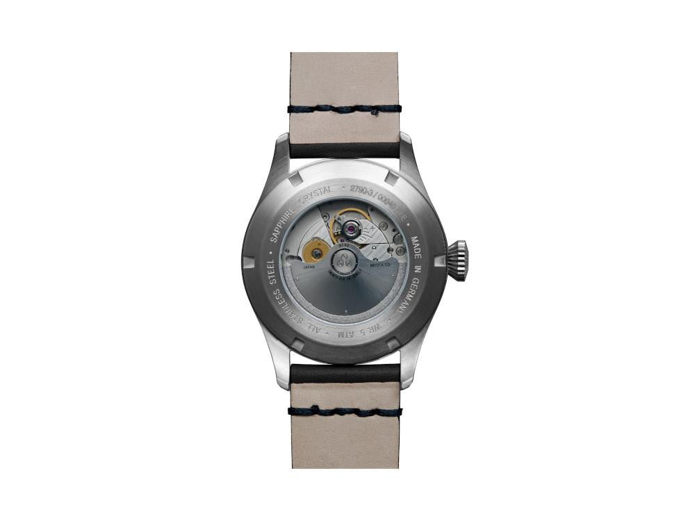 Montre Automatique Bauhaus Aviation Tornado, Noir, 42 mm, Jour, 2790-3