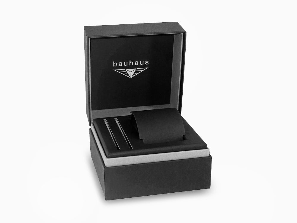 Montre Automatique Bauhaus Aviation, Titane, Beige, 42 mm, Jour, 2860-5