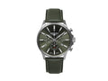 Montre à Quartz Bauhaus Aviation, Vert, 42 mm, Chronographe, Jour, 2880-4