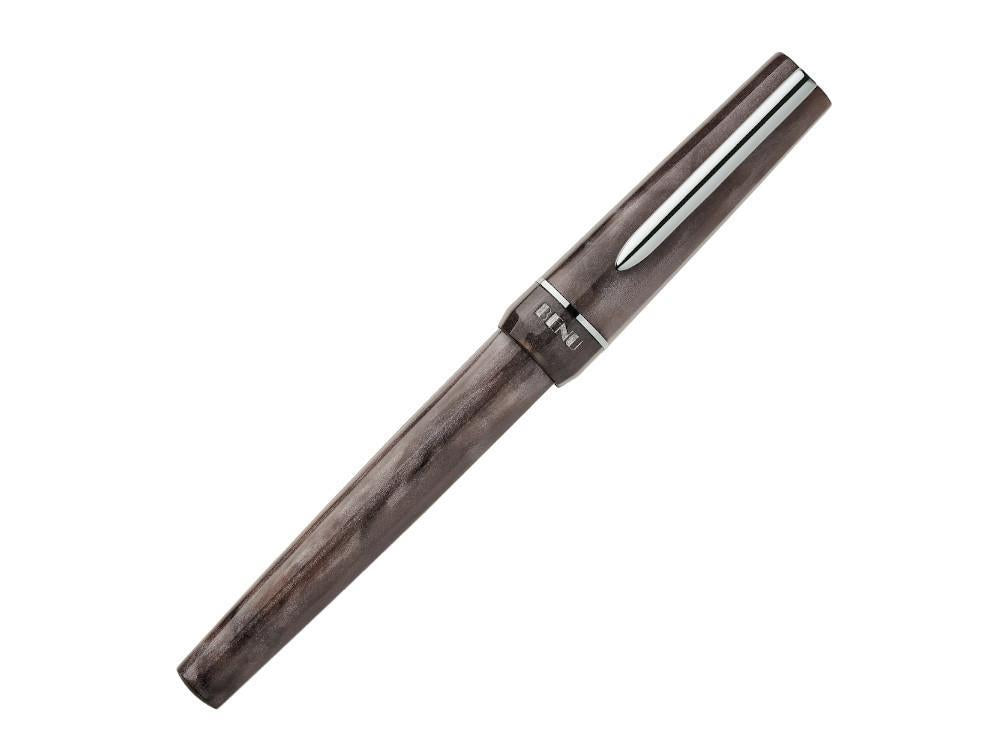 Stylo Plume Benu Haute Satin , Résine, Gris, 11.2.2.5.0_S