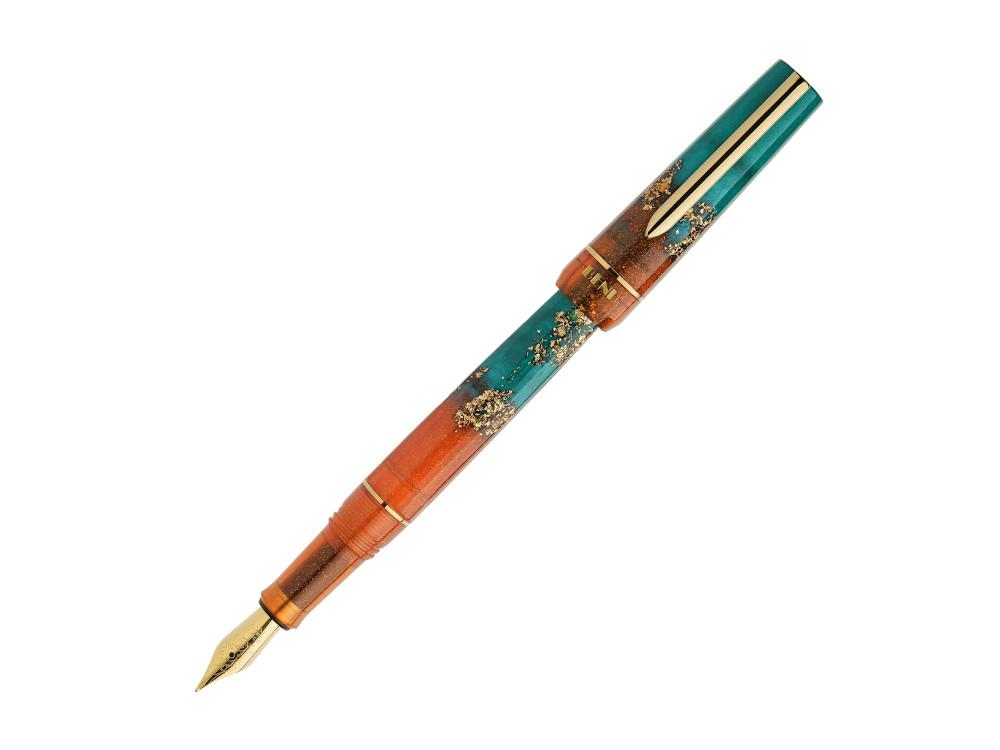Stylo Plume Benu Haute Chic, Résine, Orange, 11.2.5.6.0