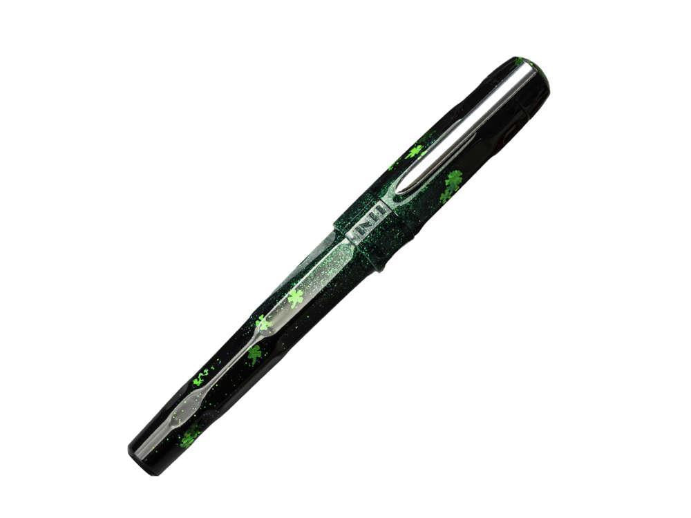 Stylo Plume Benu Talisman Four-Leaf Clover, Résine, Vert, 19.2.07.5.0-S