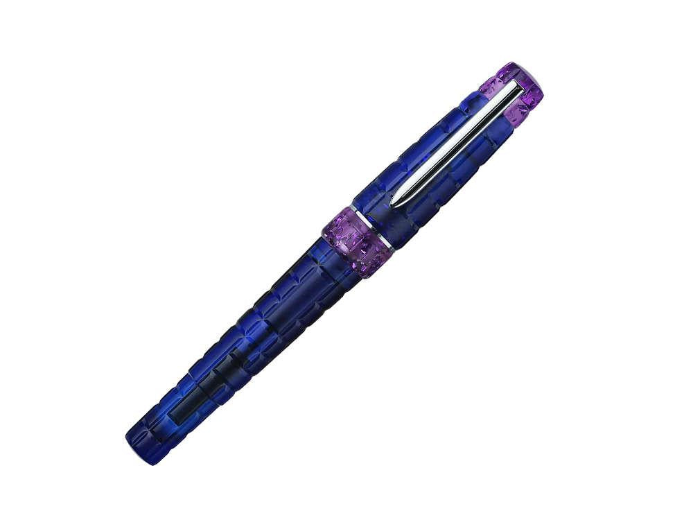 Stylo Plume Benu Tessera Tanzanite, Résine, Violet, 25.2.2.5.0-S