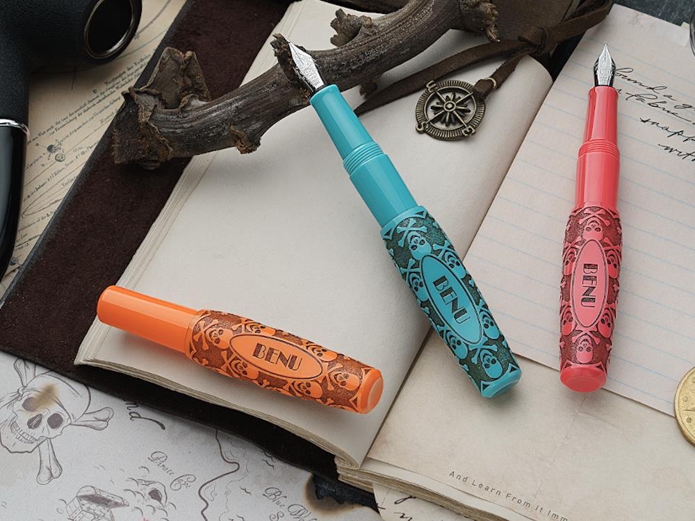 SetStylo Plume Benu Pixie Jolly Roger, Résine, Multicouleur, PX05