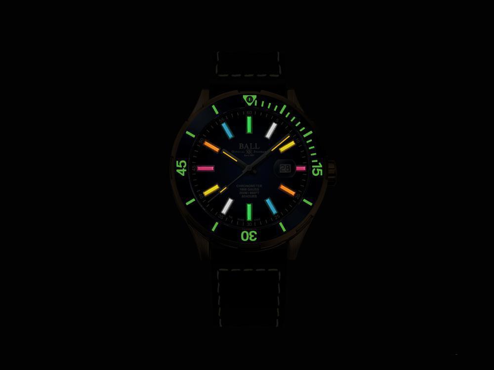 Montre Automatique Ball Roadmaster M Marvelight Bronze, DD3072B-L4CJ-BER