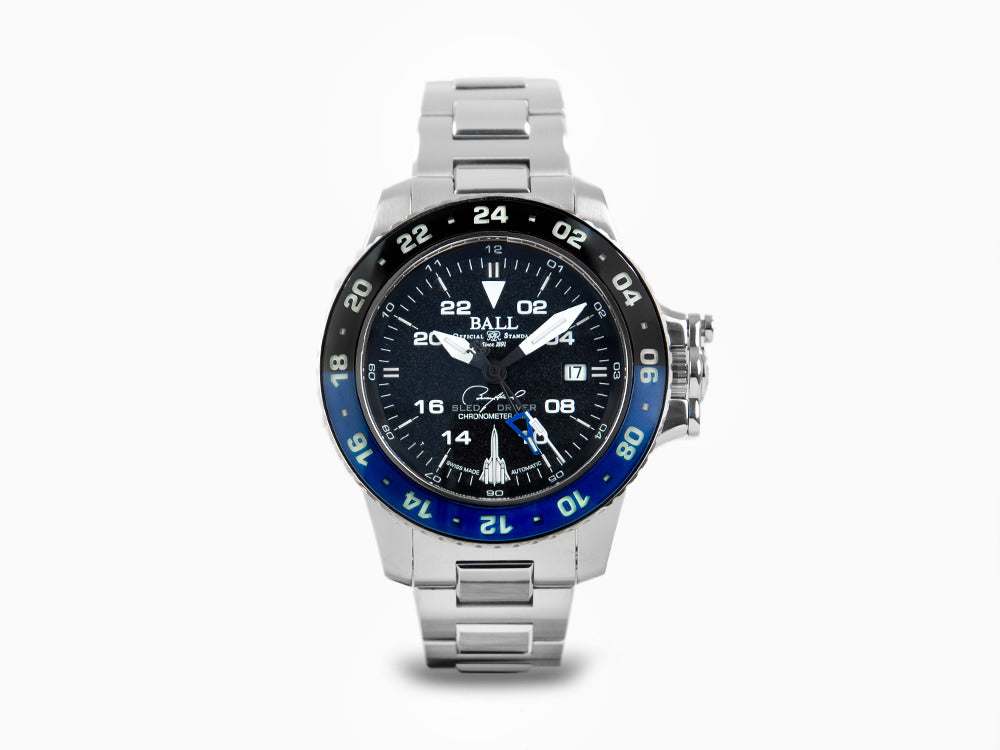 Montre Automatique Ball Engineer Hydrocarbon AeroGMT Sled Driver, Noir, COSC