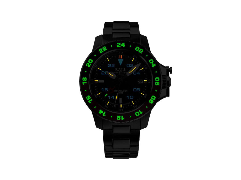 Montre Automatique Ball Engineer Hydrocarbon AeroGMT II, 40 mm, DG2118C-S11C-BE