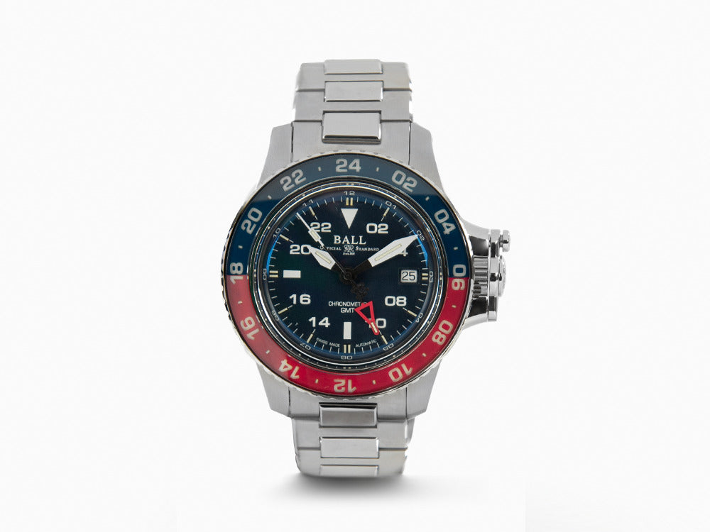 Montre Automatique Ball Engineer Hydro. AEROGMT II, Bleu, 40 mm, DG2118C-S9C-BE