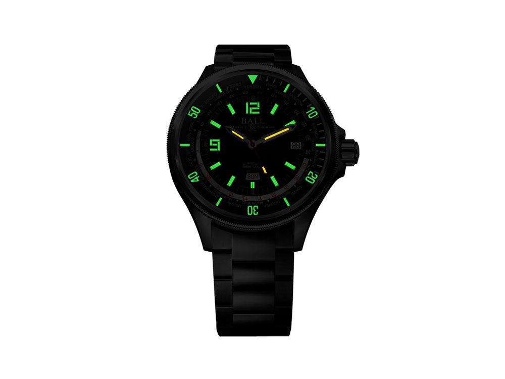 Montre Automatique Ball Engineer Master II Diver Worldtimer, COSC, DG2232A-PC-BE
