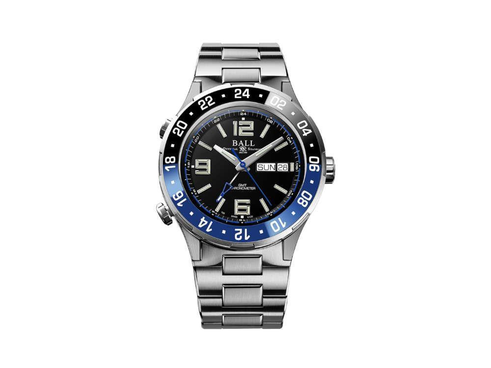 Montre Automatique Ball Roadmaster Marine GMT, Edition Limitée, DG3000A-S1CJ-BK