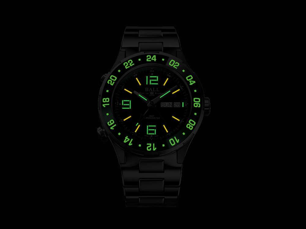 Montre Automatique Ball Roadmaster Marine GMT, Edition Limitée, DG3000A-S2C-GR