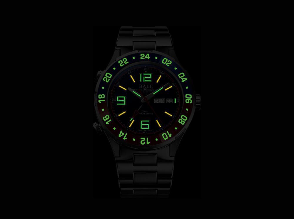 Montre Automatique Ball Roadmaster Marine GMT, Edition Limitée, DG3000A-S4C-BE