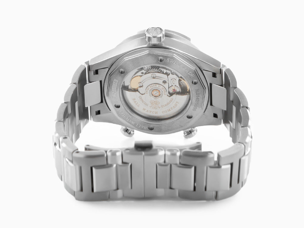 Montre Automatique Ball Roadmaster Marine GMT, Noir, 40 mm, GMT, DG3030B-S2C-BK