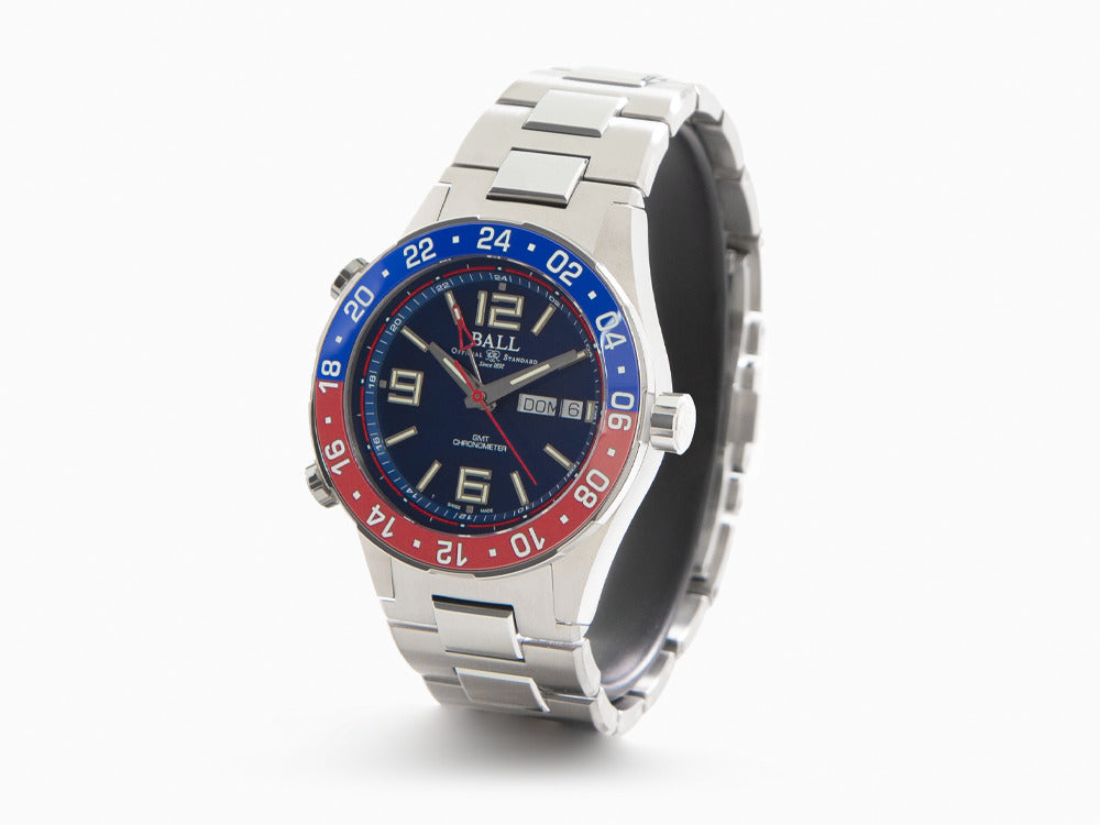 Montre Automatique Ball Roadmaster Marine GMT, Ed. Limitée, COSC, DG3030B-S4C-BE