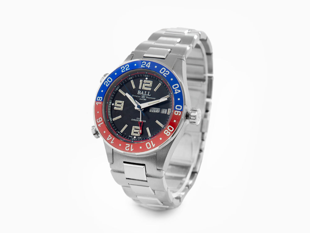 Montre Automatique Ball Roadmaster Marine GMT, Ed. Limitée, COSC, DG3030B-S4C-BK
