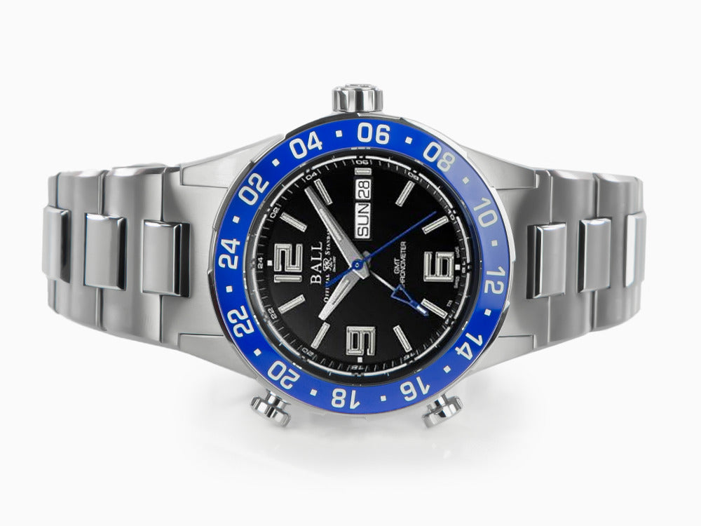 Montre Automatique Ball Roadmaster Marine GMT, Noir, 40 mm, DG3030B-S6CJ-BK