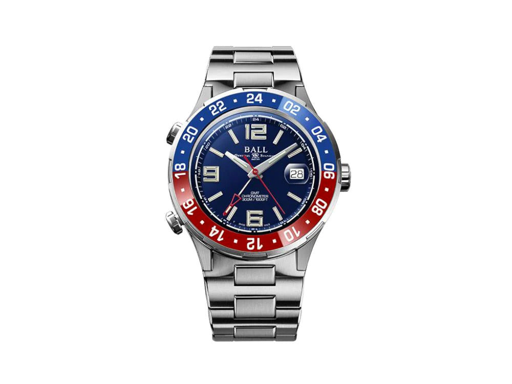 Montre Automatique Ball Roadmaster Pilot GMT, 40 mm, Ed. Limitée, DG3038A-S2C-BE