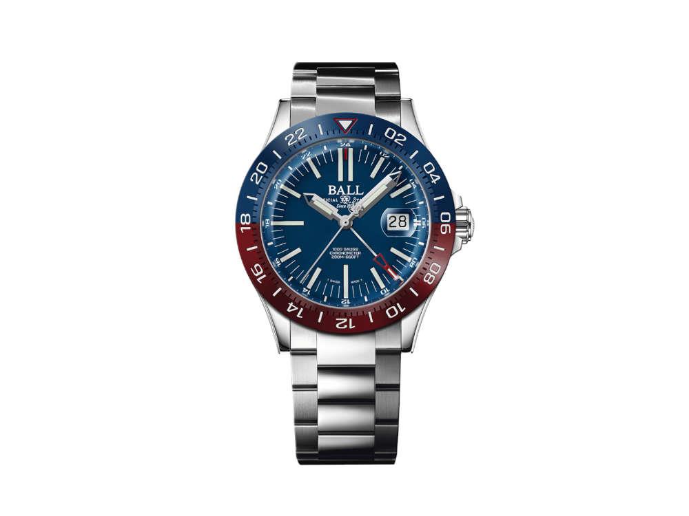 Montre Automatique Ball Engineer III Outlier GMT, Bleu, 40 mm, DG9002B-S2C-BE