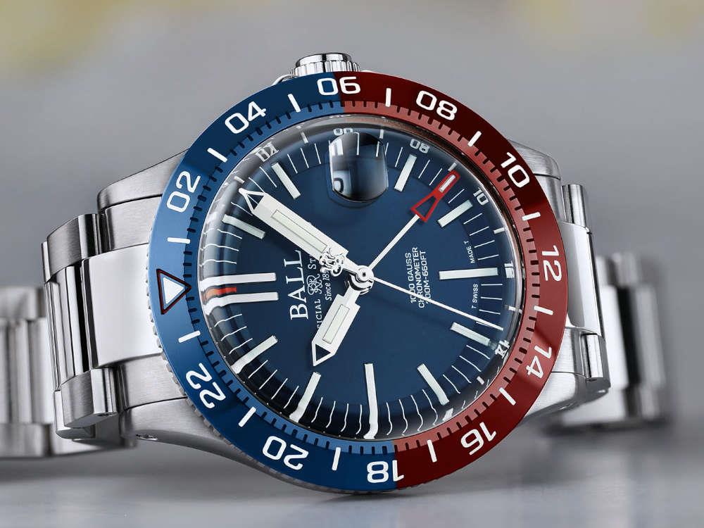 Montre Automatique Ball Engineer III Outlier GMT, Bleu, 40 mm, DG9002B-S2C-BE