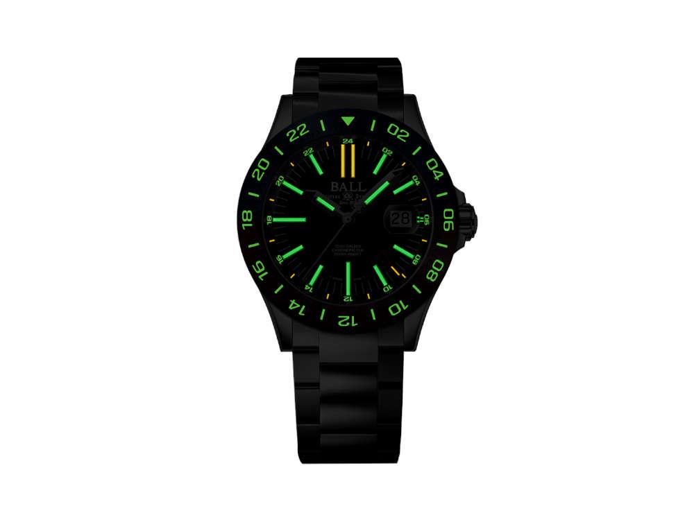 Montre Automatique Ball Engineer III Outlier GMT, Noir, 40 mm, DG9002B-S2C-BK