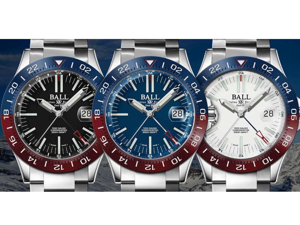 Montre Automatique Ball Engineer III Outlier GMT, Noir, 40 mm, DG9002B-S2C-BK