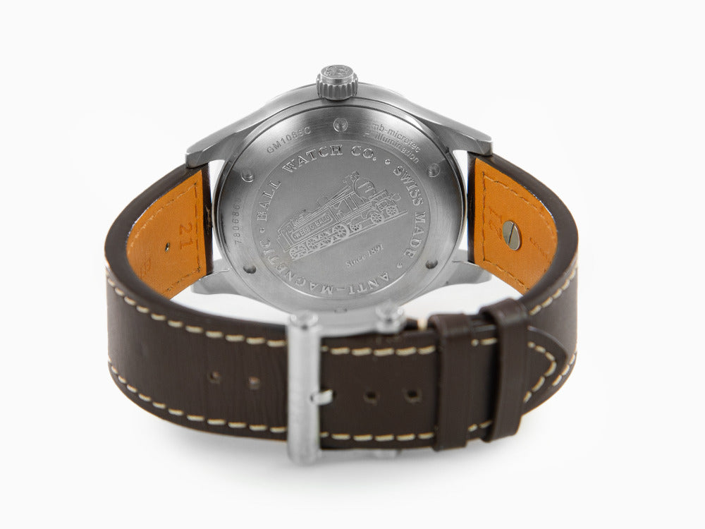 Montre Ball Engineer Master II Aviator GMT, Ball RR1201, Marron, GM1086C-LJ-BR