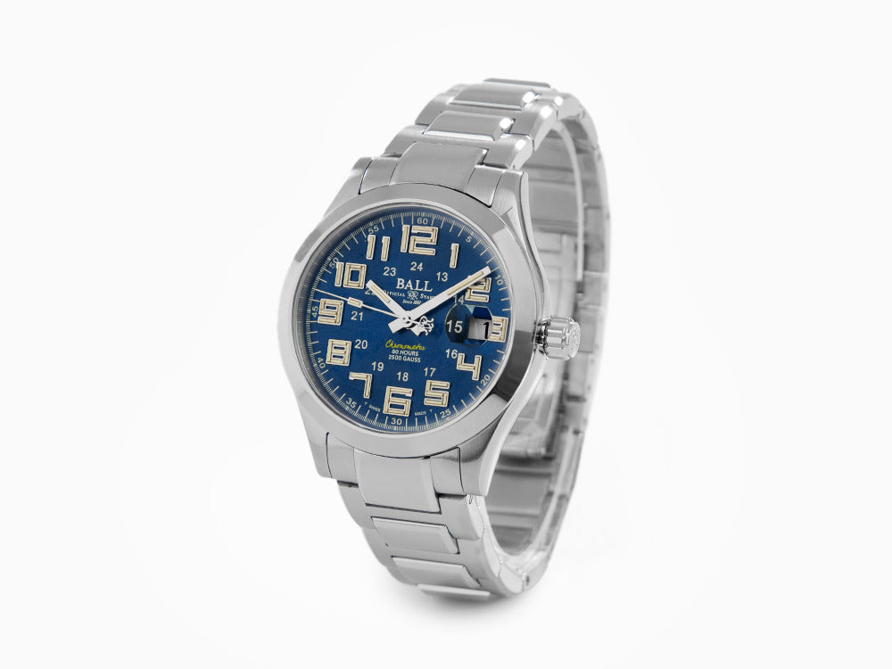 Montre Automatique Ball Engineer M Pioner, Bleu, 40 mm, COSC, NM9032C-S2C-BE1