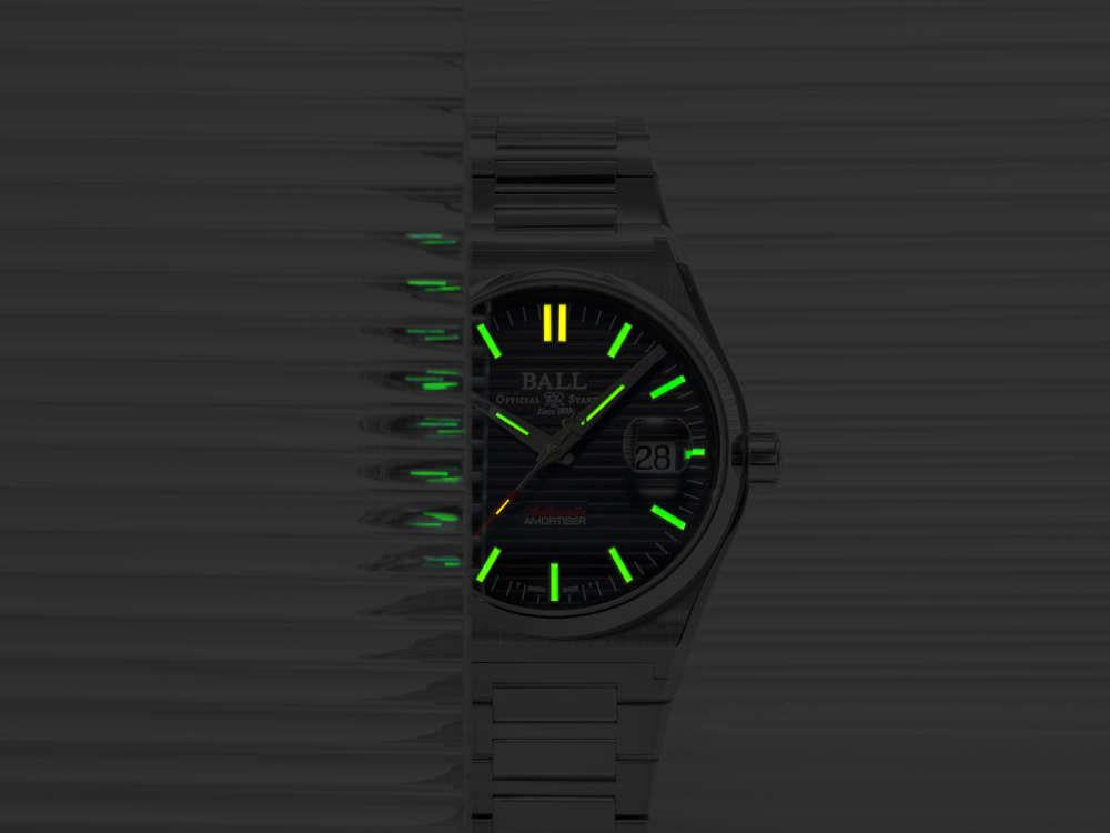 Montre Automatique Ball Roadmaster Perseverer, Noir, 40 mm, NM9050C-S1-BK