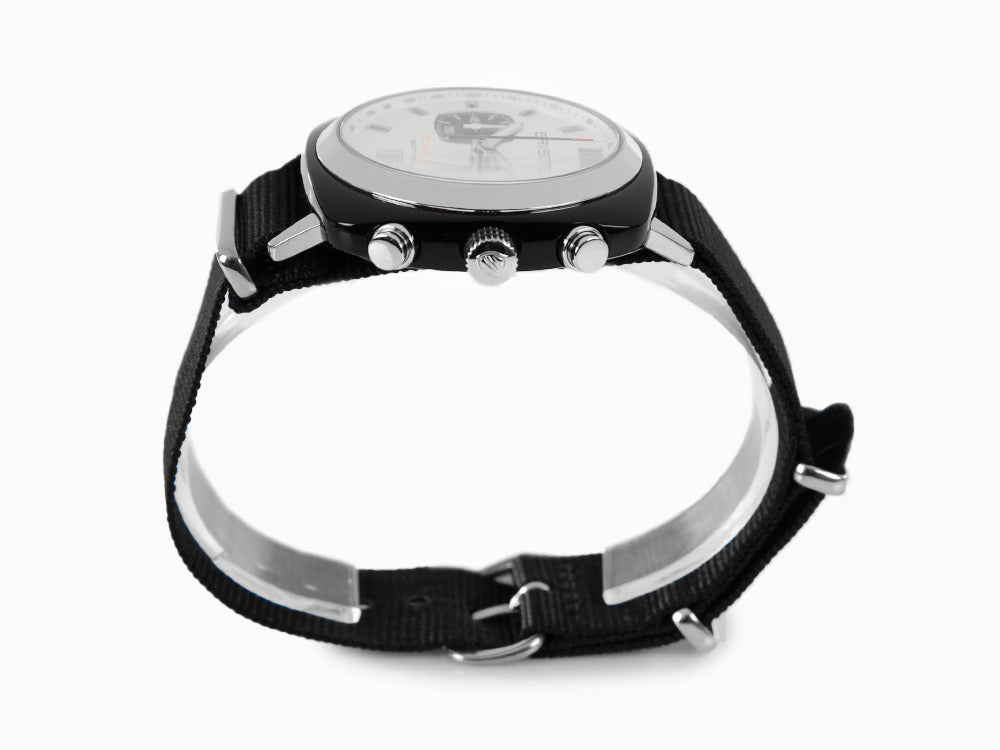 Montre à Quartz Briston Clubmaster Sport, Blanc, 42 mm, 17142.SA.BS.2.NB