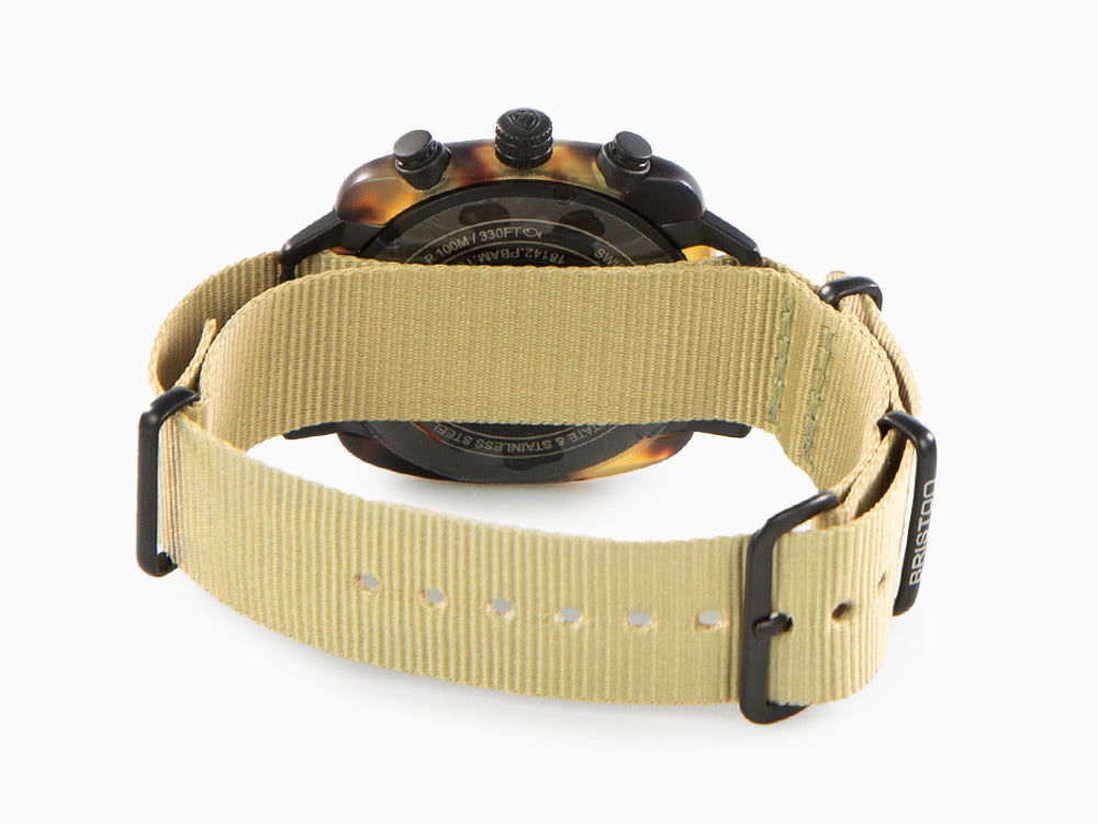 Montre à Quartz Briston Clubmaster Sport, Noir, 42 mm, 18142.PBAM.TSS.5.NK