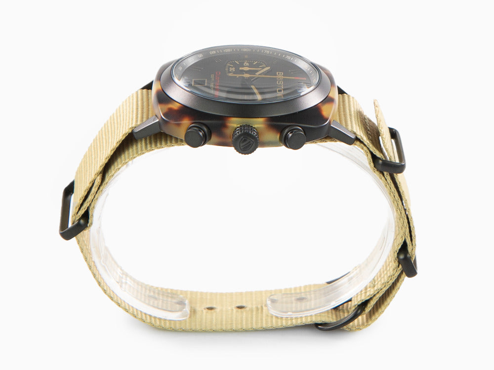 Montre à Quartz Briston Clubmaster Sport, Noir, 42 mm, 18142.PBAM.TSS.5.NK