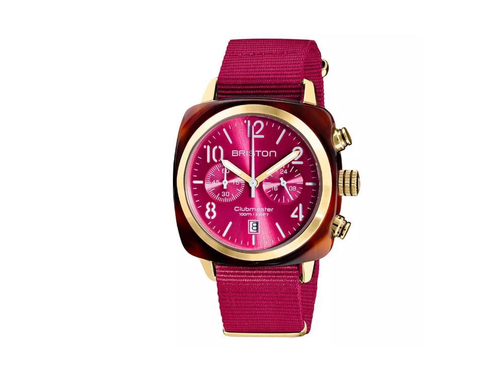 Montre à Quartz Briston Clubmaster Classic, Rosa, 40 mm, 19140.PYA.T.28.NBER