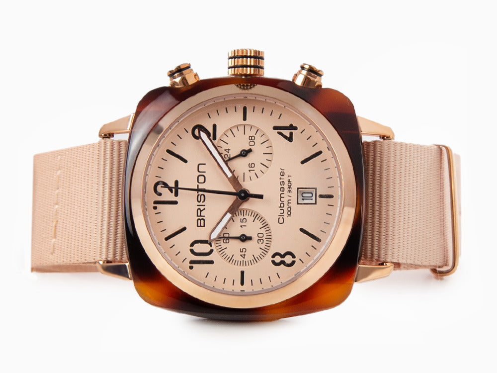 Montre à Quartz Briston Clubmaster Classic Terracotta, 40 mm, 20140.PRA.T.36.NTN