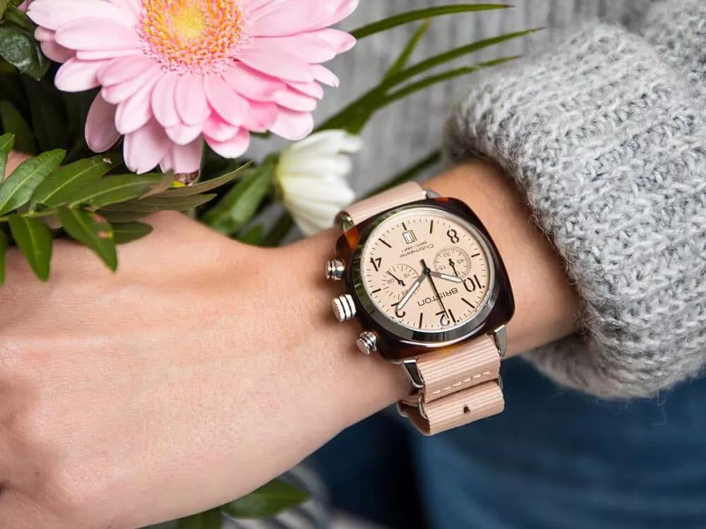 Montre à Quartz Briston Clubmaster Classic Terracotta, 40 mm, 20140.PRA.T.36.NTN