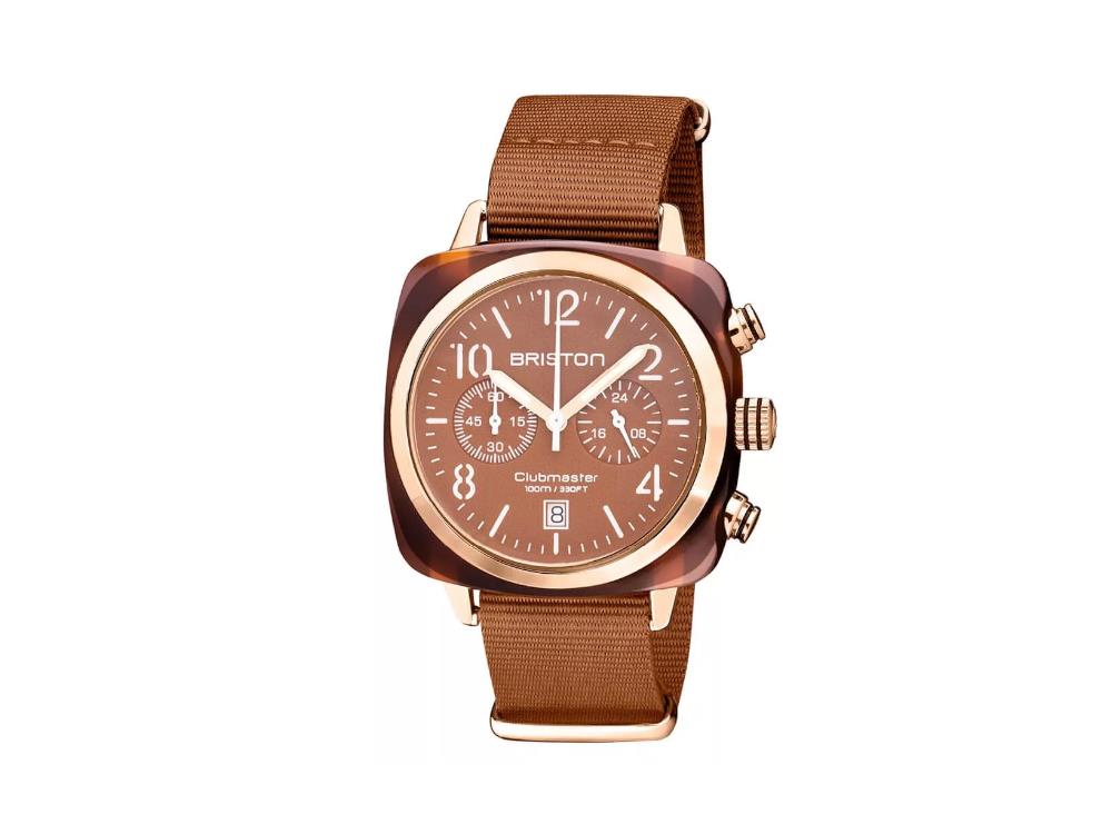 Montre à Quartz Briston Clubmaster Classic Terracotta, 40 mm, 20140.PRA.T.38.NTC