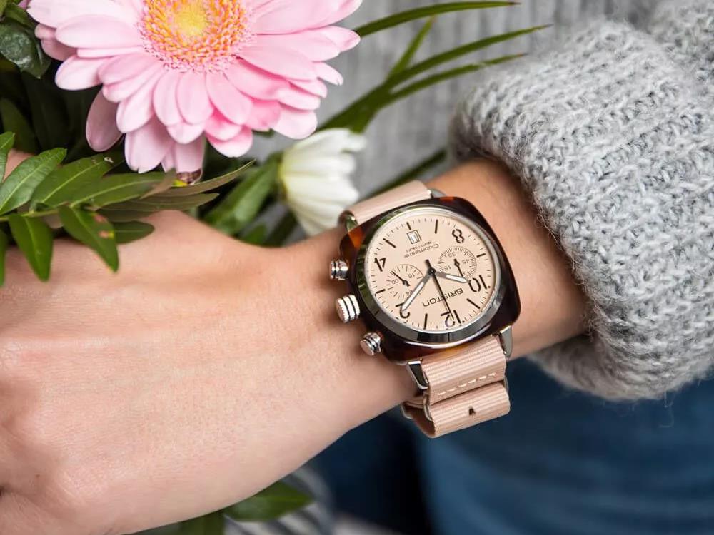 Montre Briston Clubmaster Classic Terracotta, Acétate, 40 mm, 20140.SA.T.36.NTN