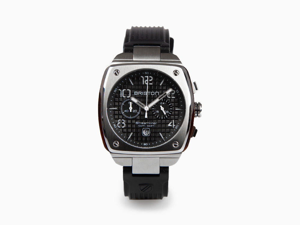 Montre à Quartz Briston Streamliner Urban, Noir, 42 mm, 22142.S.T.1.RB