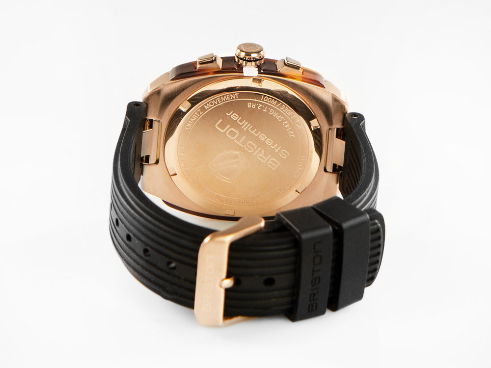 Montre à Quartz Briston Streamliner Urban, PVD, Blanc, 42 mm, 22142.SPRG.T.2.RB